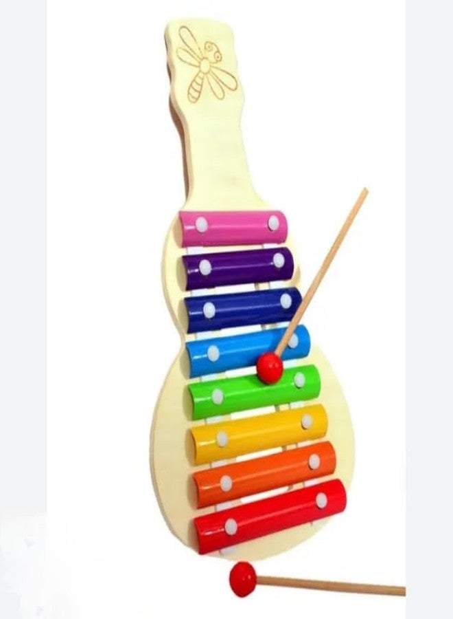 Manos Xylophone Wooden Guitar Design Musical Toy for Kids (Xylophone 2, 3, Count) - Image 5